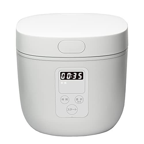 東京Deco 多機能 炊飯器 4合炊き マイコン式 マットホワイト 一人暮らし 温度センサー搭載 9種類の充実のメニュー(炊飯 早炊き お粥 スープ 煮る ヨーグルト ケーキ 蒸す 保温) 合 12時間保温 サポート 炊飯器 調理鍋 独り暮らし 3 5.5 1 独り暮らし ih 合 升 i001